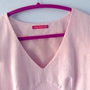 Alain Manoukian light pink linen dress.